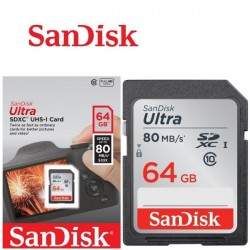 SANDISK SD ULTRA 64GB 80MB/S